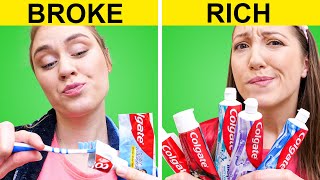 RICH STUDENT VS POOR STUDENT || Rich vs. Broke Girl at School || Funny Situations