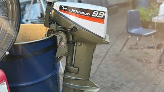 1974 Johnson 9.9 outboard