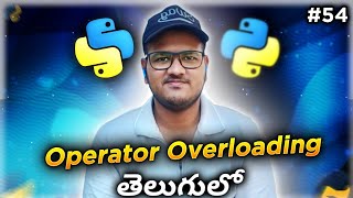 Python Operator Overloading in Telugu | Srk Codes!