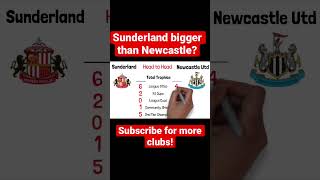Are Sunderland Bigger Than Newcastle? #newcastle #nufc #sunderland #football #premierleague