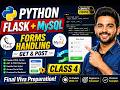 Python Flask MySQL | Class 4 | Forms Handling & User Input in Flask | Final Viva Preparation