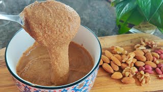 为什么不能随便买花生酱吃 ？附送坚果酱做法，只要2分钟 Why and How you shoulder make peanut butter yourself.