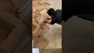 Quick Oak Herringbone Engineered Wood Flooring