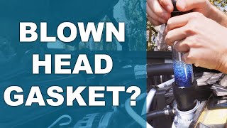 How to test your engine for a head gasket leak with a block test from Harbor Freight