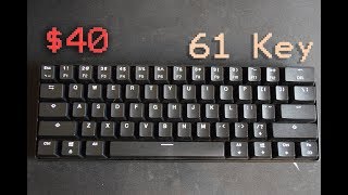 $40 Mechanical Keyboard! 61 Key Mini Keyboard