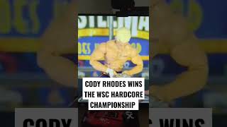 CODY RHODES WINS THE WSC HARDCORE CHAMPIONSHIP #shorts #WSC #codyrhodes #Hardcore