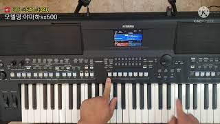 Yamaha psr-sx600 레지스트레이션 뱅크(Regist bank) 사용법 027437600정광악기음향