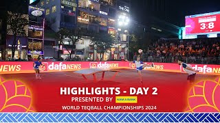 World Teqball Championships 2024 | Highlights - Day 2 Presented by Nam A Bank