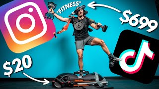 Reviewing 10+ Viral Instagram & TikTok Home Gym Products!
