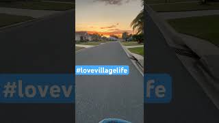 Bike ride from the mailbox- #thevillagesflorida #sunset #bikelife