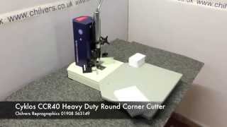 Cyklos CCR40 Heavy Duty Manual Round Corner Cutter