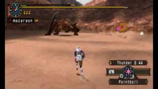 MHP2G/MHFU: Monster Hunter quest, completed with High rank gear