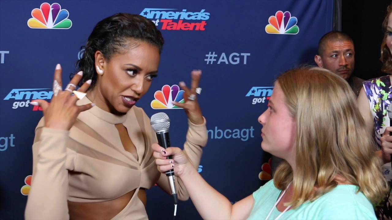 Mel B Interview At America's Got Talent Season 11 Finale - YouTube