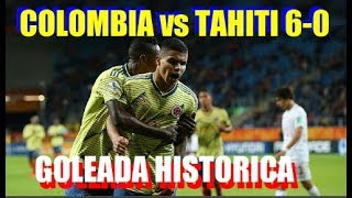COLOMBIA 6-0 a TAHITI ECUADOR Elimina a MEXICO MUNDIAL SUB 20