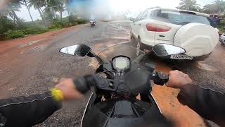 Udupi to Parkala Rainy Ride || NH169A