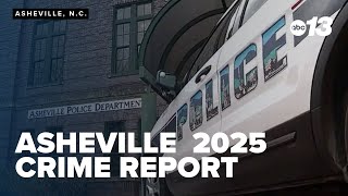 2025 report: Asheville police see drop in violent crime but rise in property offenses