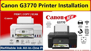 canon g3770 printer installation demo , setup & wifi setup tamil- கேனன் ஜி 3770 இன்ஸ்டாலேஷன்  டெமோ