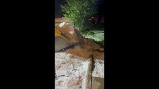 Hail around 1 foot deep in Estes Park