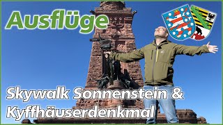 Kyffhäuser Denkmal \u0026 Skywalk Sonnenstein | Kaiser Barbarossa | Eichsfeld/Kyffhäuser | Thüringen S3F2