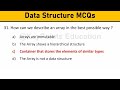 top 50 data structure mcqs computer science data structure and algorithms mcq