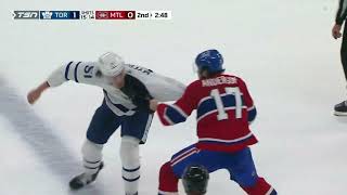 Philippe Myers Drops The Gloves With Josh Anderson