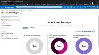Demo Implement Azure Firewall A Cloud Guru
