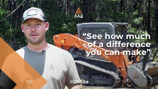 FAE OnSite: Matt McKelvey shares his experience working with the DML/SSL mulcher