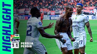 Match Highlights Persija 1-1 PERSIB | Pekan 11 Liga 1 2023/2024