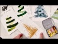 every watercolor christmas trees you’ll ever need winter holiday edition