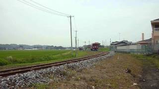 【くりでん乗車会2014.7】折り返し若柳駅へ向かうKD953