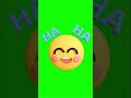 3d laughing emoji || copyright free #greenscreen #emoji #laghing