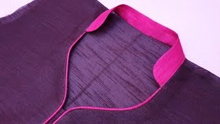 Half Collar Neck Cutting and Stitching | हाफ कॉलर नैक Easy Method