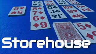 How to Play Storehouse | a solitaire card game