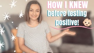 MY EARLY PREGNANCY SIGNS & SYMPTOMS (0-5 WEEKS) | HOW I KNEW I WAS PREGNANT BEFORE TESTING POSITIVE!