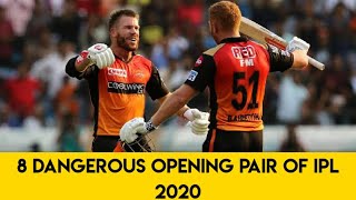 IPL 2020: Destructive Opening Pairs To Look Out For | IPL Updates | Cricfit