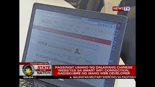 Pagsingit umano ng dalawang Chinese websites sa Smart wi-fi connection, nadiskubre...