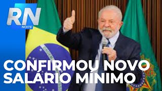 Presidente Lula confirma reajuste no salário mínimo