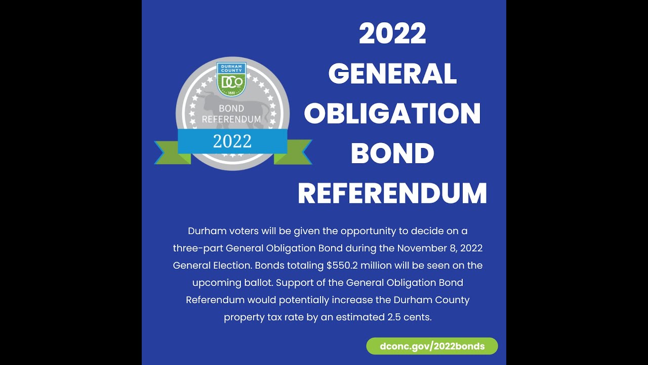 What Is A Bond? - 2022 General Obligation Bond Referendum - YouTube