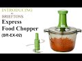 Brieftons Express Food Chopper (BR-EX-02): Vegetable Chopping Has Never Been This Easy!