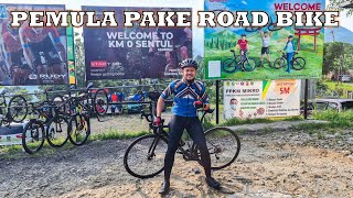 PENGGUNA ROAD BIKE PEMULA GOWES KE KM 0 SENTUL