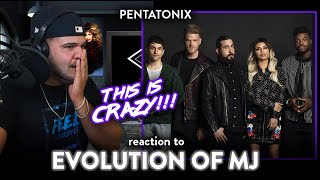 First Time Reaction Pentatonix The Evolution of Michael Jackson (INSANE!) | Dereck Reacts