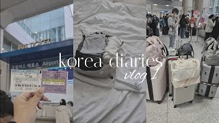 korea vlog 2023 : a lil asmr pack with me + first night in korea