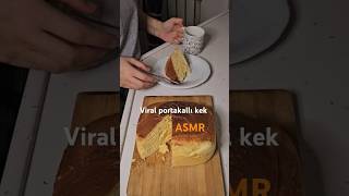 Airfryer'da Portakallı Kek #asmr 🍊