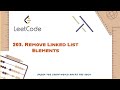 203. Remove Linked List Elements in Java| Leetcode | Linkedlist | The Advent