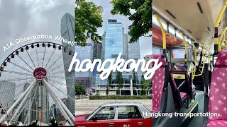 Hongkong Vlog 2023 🇭🇰 Central, IFC Mall, AIA Observation Wheel, Hongkong skyscrapers, travel diary