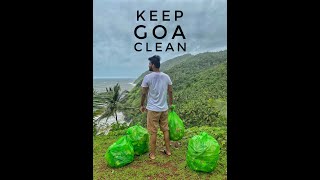 Cleaning Goa`s beaches.