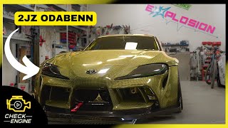 Itt egy magyar Toyota Supra, ami világszinten is kiadja - Check Engine Technika