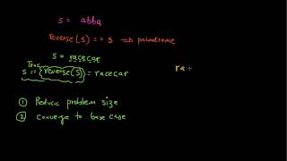 148, Recursion Intuition with Palindrome.