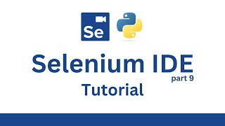 Export Selenium IDE tests to Python and Pytest. Run Selenium tests from terminal