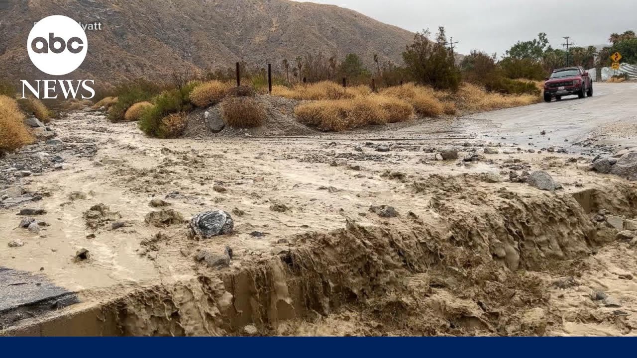 Mudslides And Flash Flooding As Tropical Storm Hilary Slams Southern ...